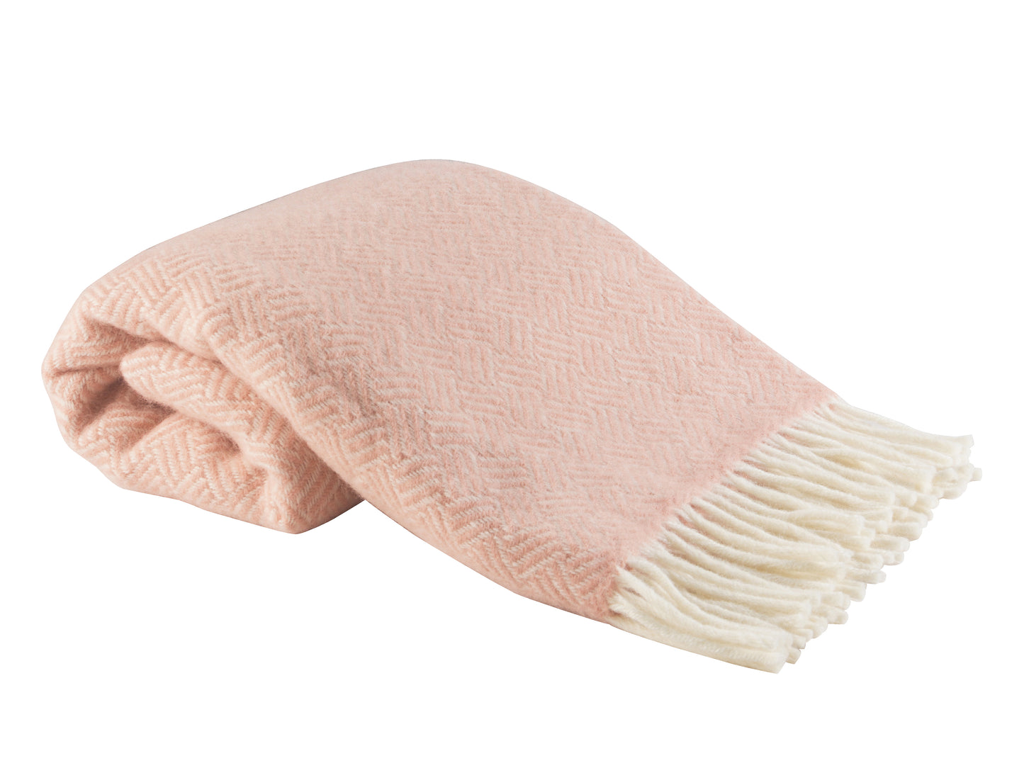 Samba Woven Wool Throw, Rose