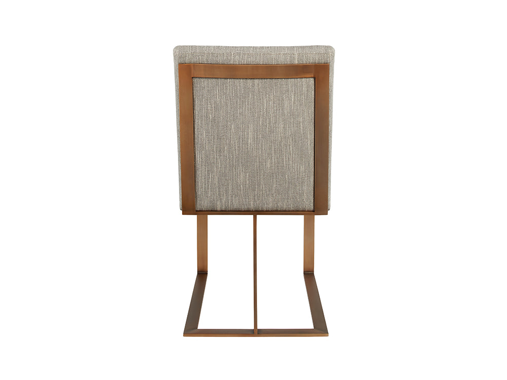 Auden Dining Chair Brass Leg