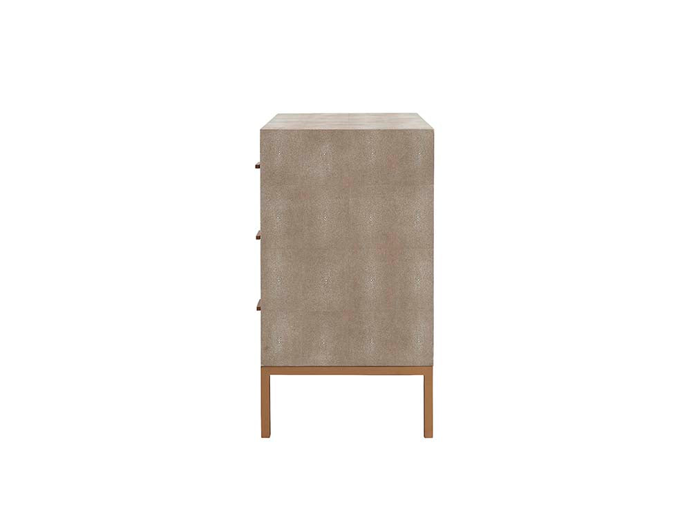 Darren 3 Drawer Chest, Beige