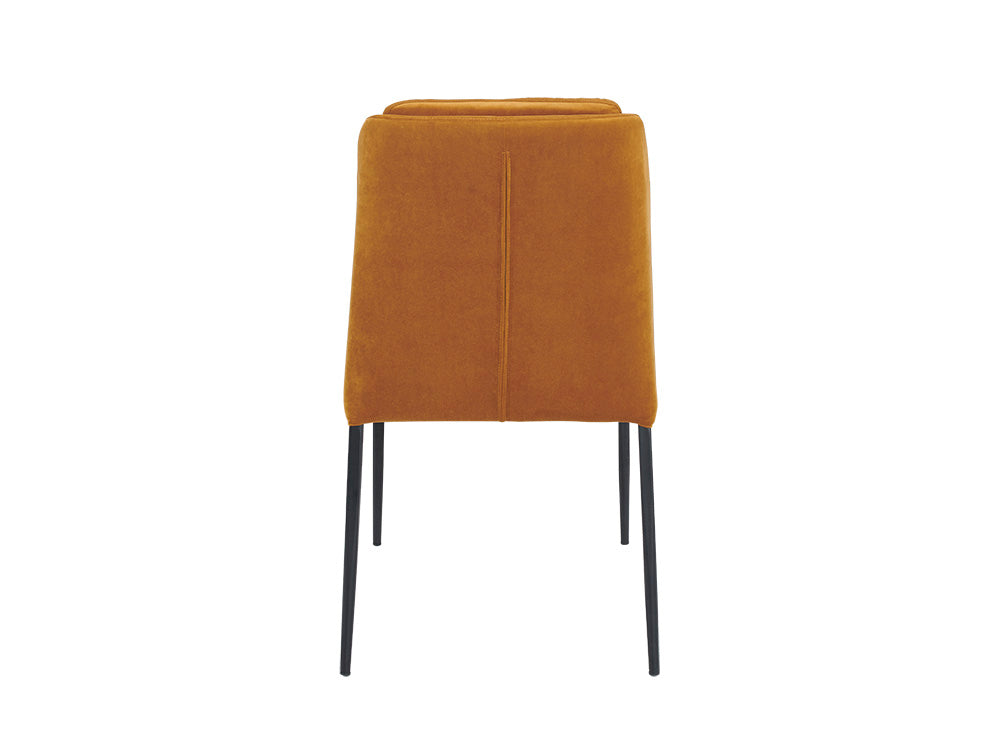 Vinci Chair, Ochre Velvet