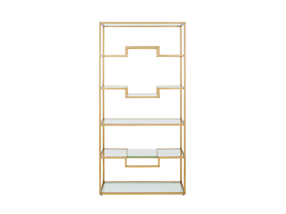 Podium Bookcase, Gold