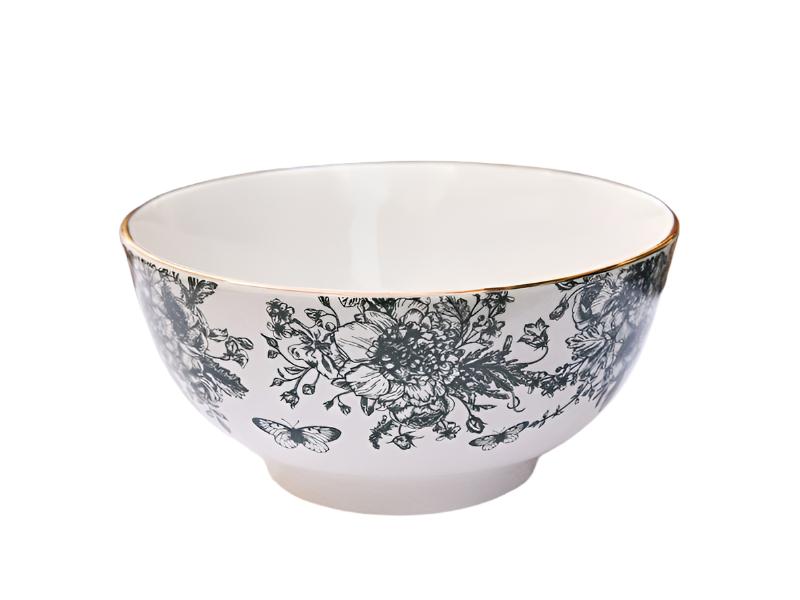 Flora Big Bowl, Green 18cm