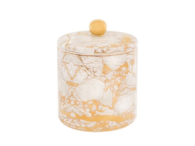 Pomegranate Candle, White Celestite