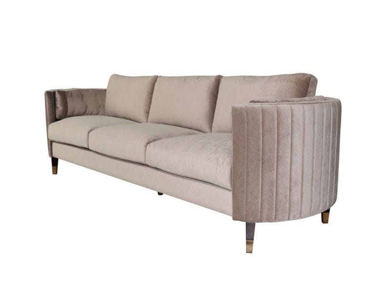 Meknes 3 Seat Large Sofa, Tan