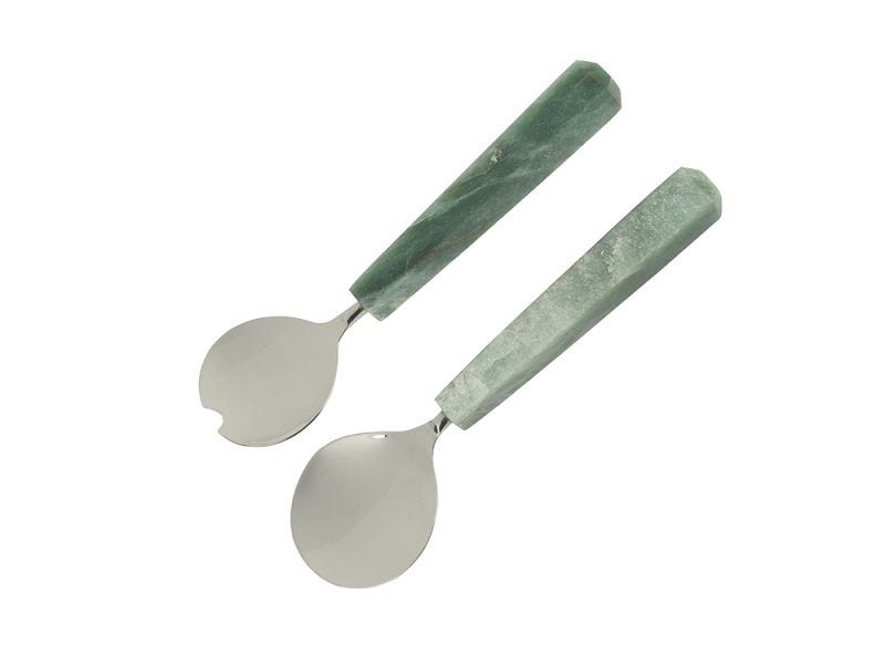 Aventurine Salad Server Set of 2
