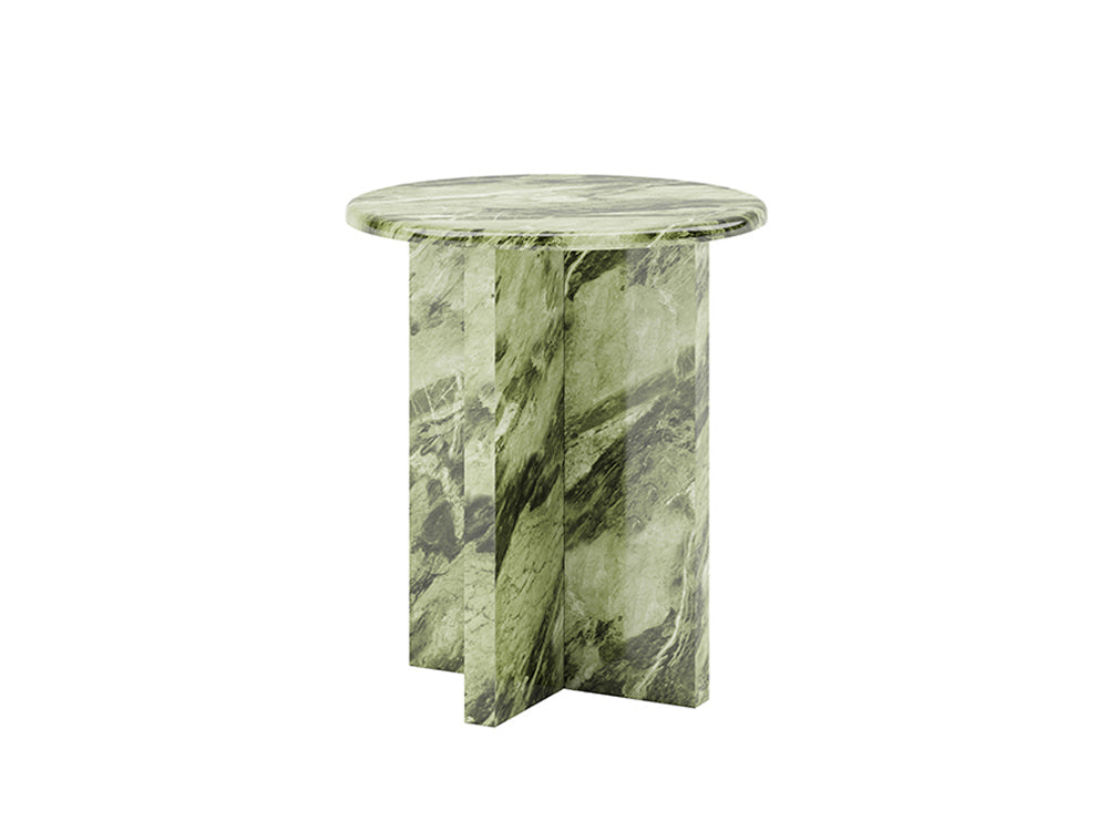 Gianni Marble Side Table,Green