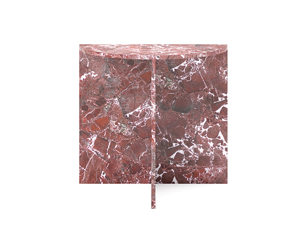 Gianni Marble Console, Violet Red