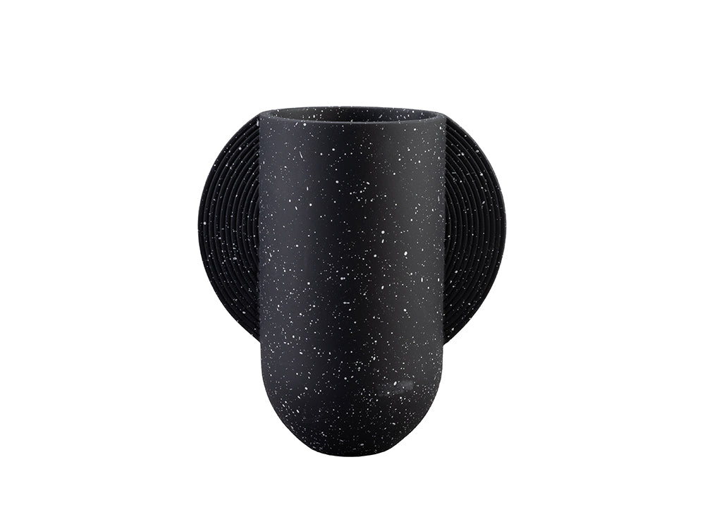 Terrazzo Vase, Black