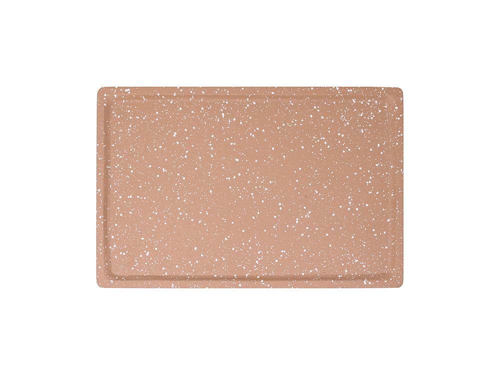 Terrazzo Tray, Terracotta L