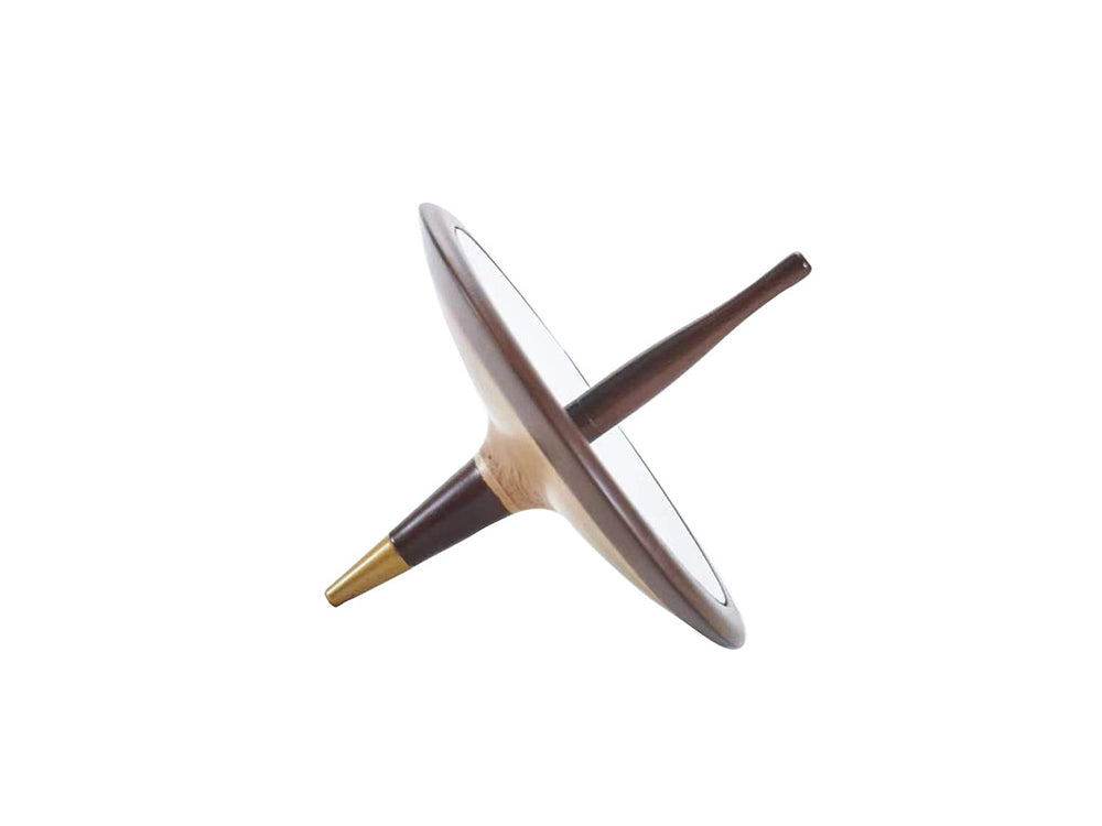 Mirror Spinning Top Ornament