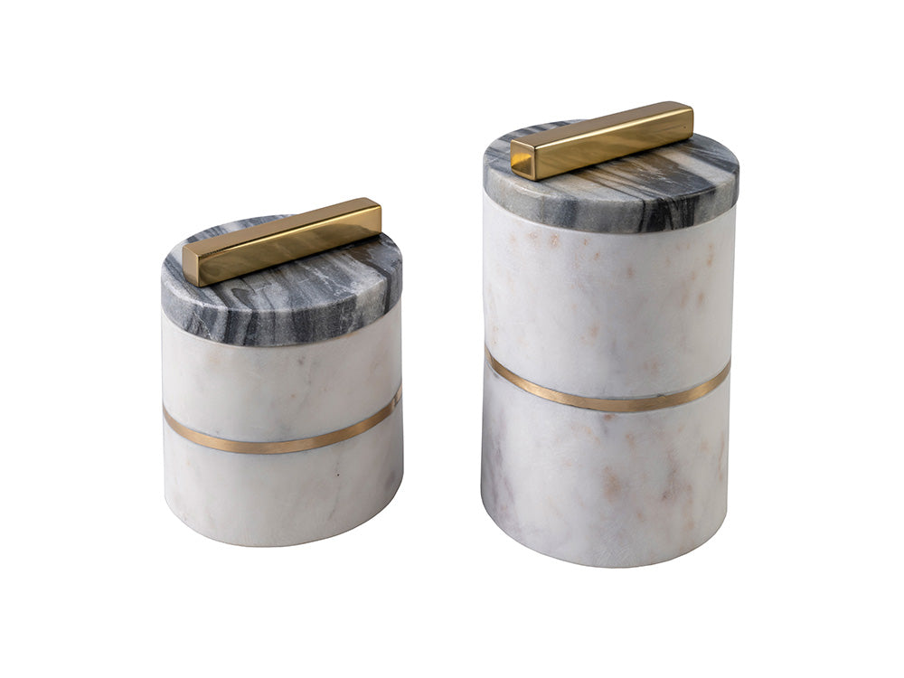 Godwin Marble Canister, Tall