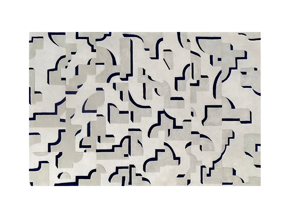 Napier Organic Rug Navy (L)