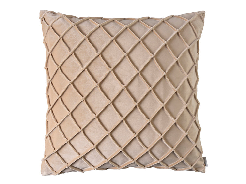 Nokkas Velvet Cushion Cover ,Latte 50x50cm