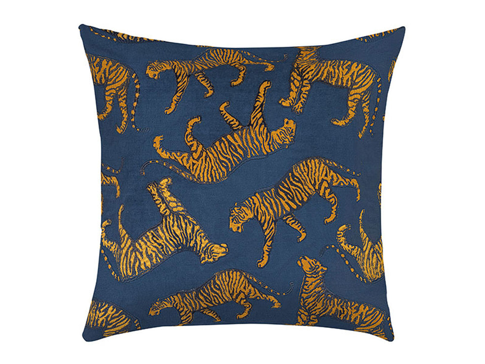 Swirling Tiger Cushion Cover , 50x50cm