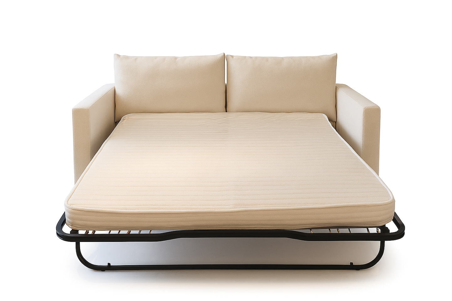 Basel 2 Seat Sofa Bed, W. Oat