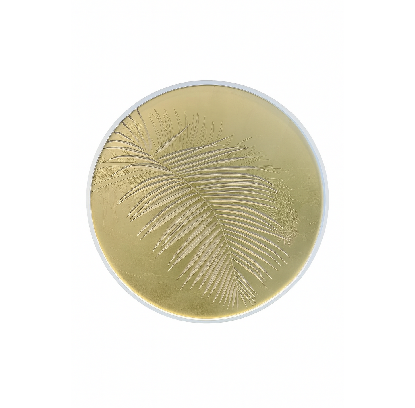 Palm leaves Round Panel