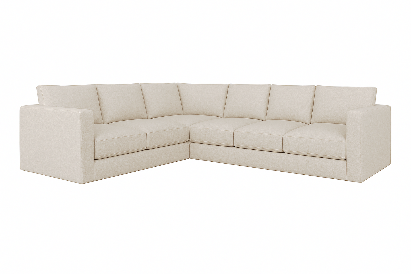 Basel 6 Seat Corner Sofa, Dover Oat