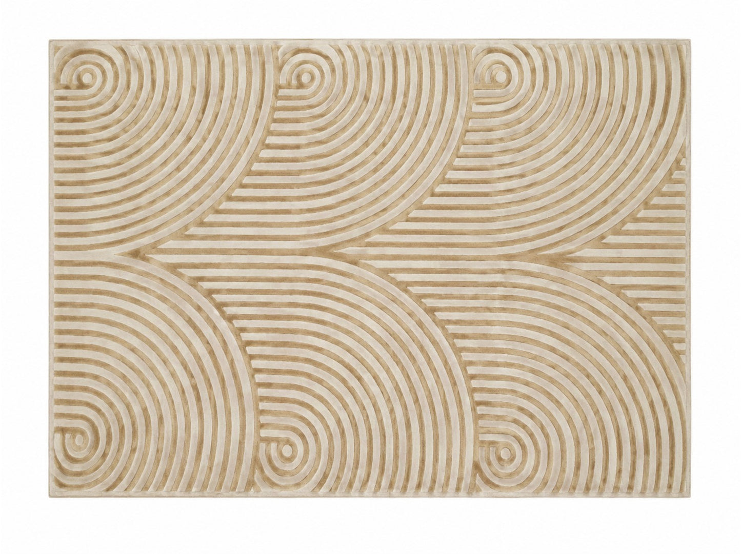 Curvone Curve Rug Ochre (L)