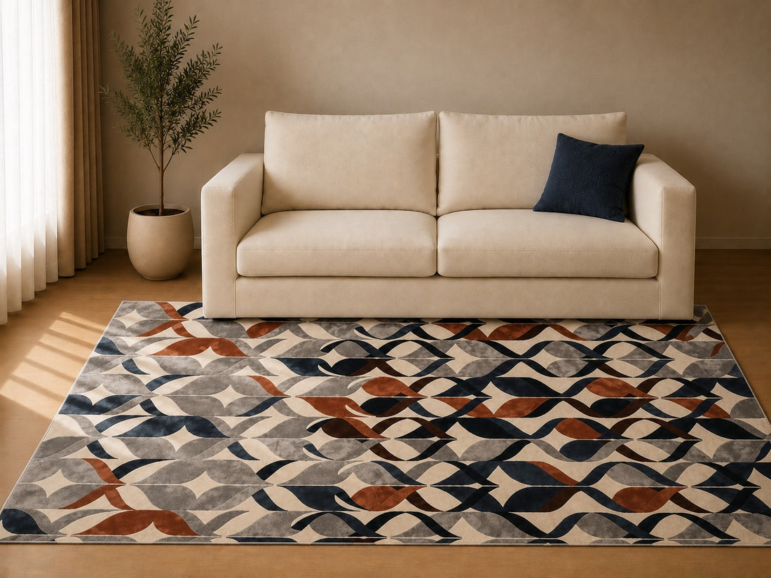 Hari Geometric Rug, Multi (L)