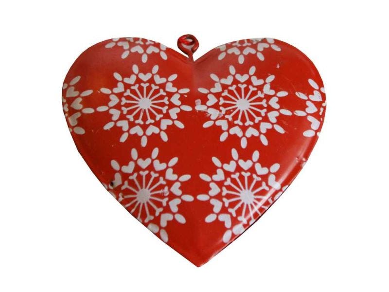 Tin Heart Ornament