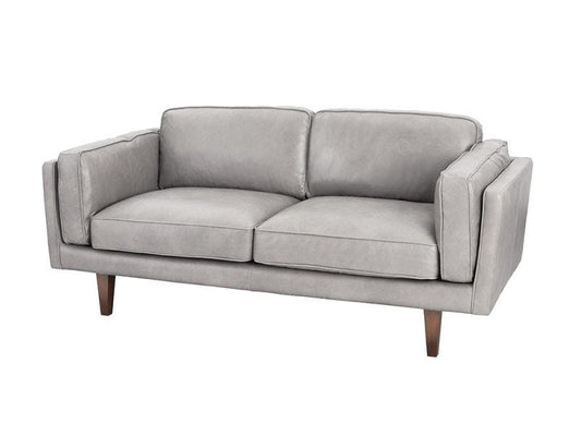 Brooklyn 2.5 Seater Sofa, Grey Leather
