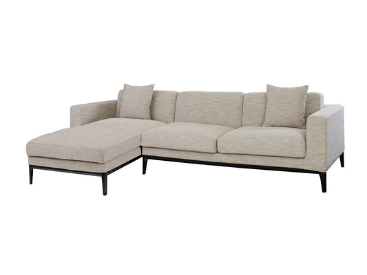 Turin L Shape Sofa Left, Natural