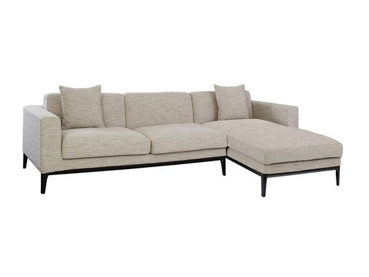 Turin L Shape Sofa Right, Natural