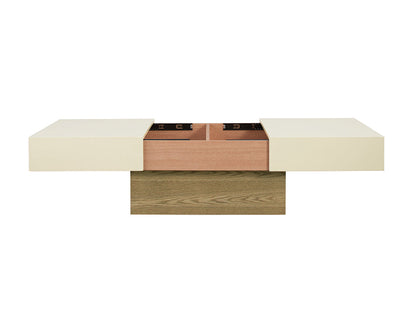 Capri Storage Coffee Table, Rectangular