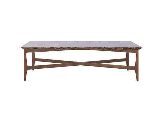 Camden Coffee Table, Brown Marble