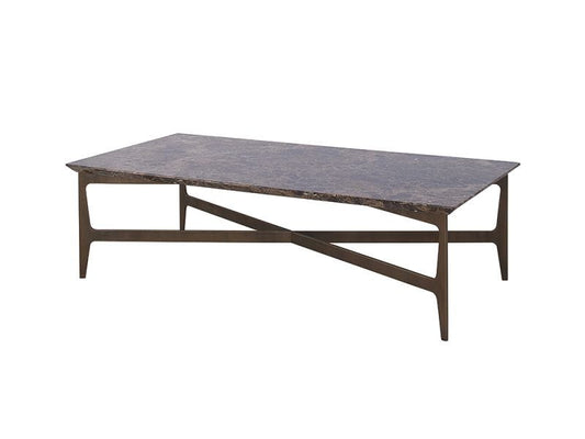 Camden Coffee Table, Brown Marble