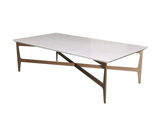 Camden Coffee Table, White Marble