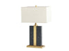 Fleming Table Lamp, Black Marble