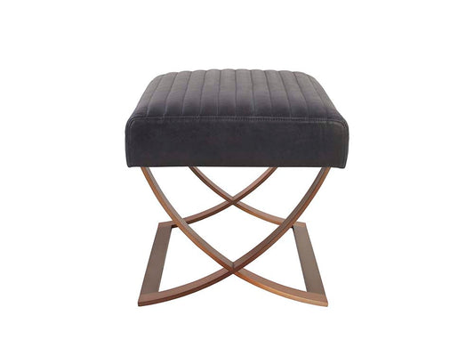 Mitchell Leather Stool