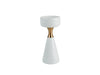 Brunus Candle Holder, White Large