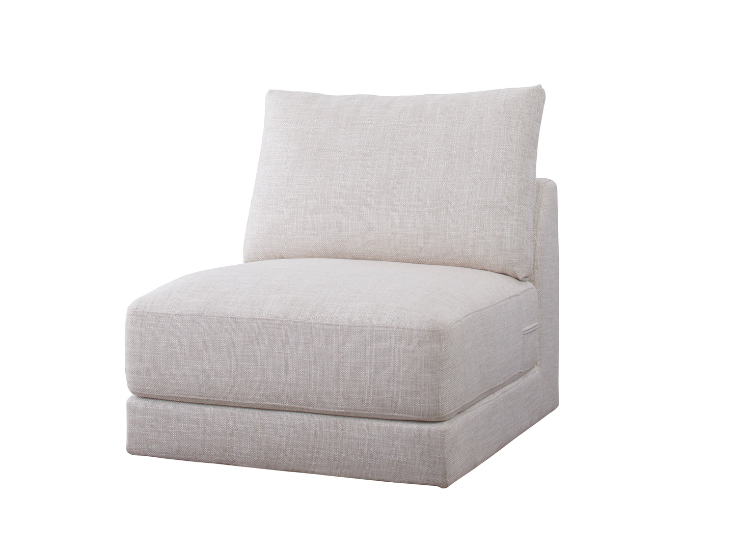 Basel 1 Seat Armless, Dover Oat