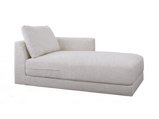 Basel Chaise Right Arm, Dover Oat