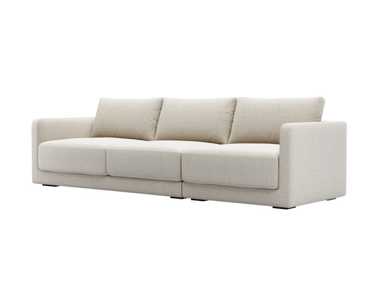 Basel 3 Seat Sofa, Dover Oat