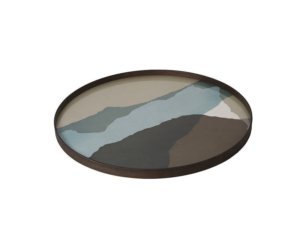 Sand Wabi Sabi Round Tray, 61cm