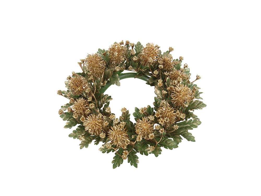 Gold Glitter Candle Ring, Large