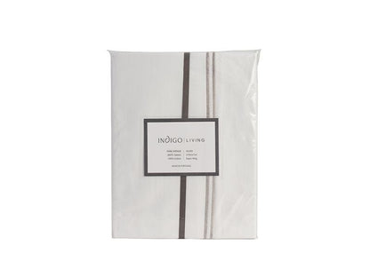 Park Avenue 3 Piece Bedding Set Silver