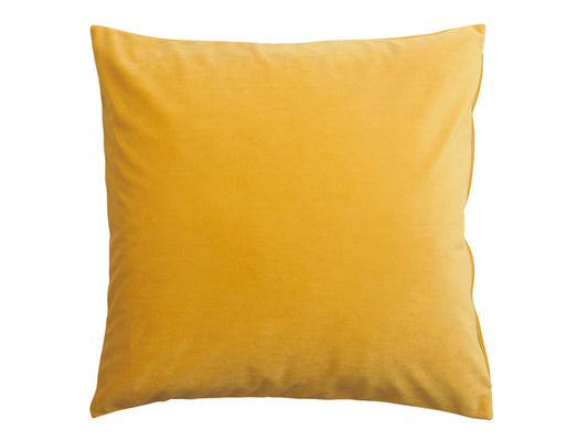 Mustard Velvet Cushion Cover, 50x50cm