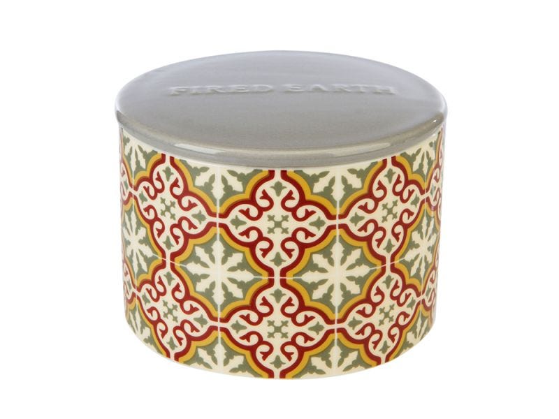 Emperors Red Tea Candle Ceramic Indigo Living AE