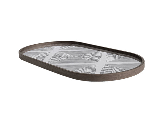 Slate Linear Oblong Tray, 71x36cm