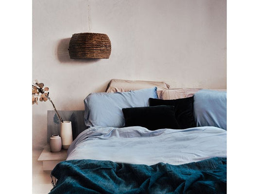 Mediterranean Blue Bedding Set, 100% Bamboo King