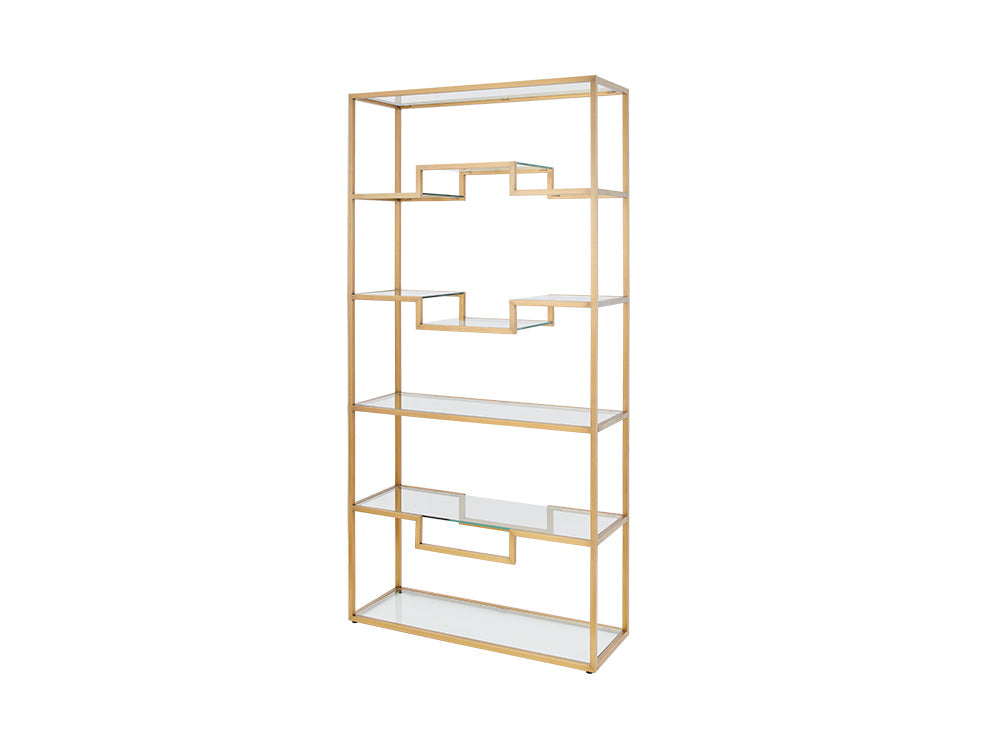 Podium Bookcase, Gold