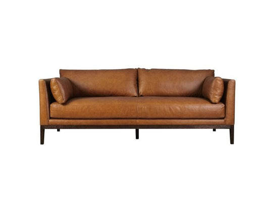 Vancouver 3 Seat Sofa, Parrot Maple Leather