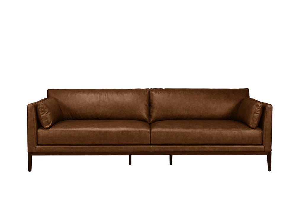 Vancouver 4 Seat Sofa, Parrot Maple Leather
