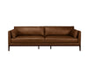 Vancouver 4 Seat Sofa, Parrot Maple Leather
