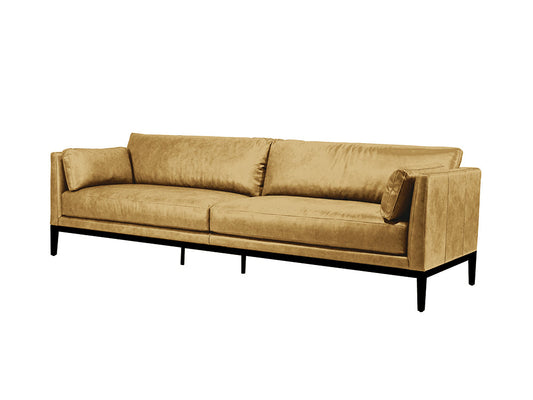 Vancouver 4 Seat Sofa, Parrot Maple Leather