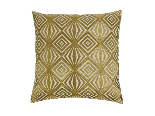 Diamante Cushion Cover Green